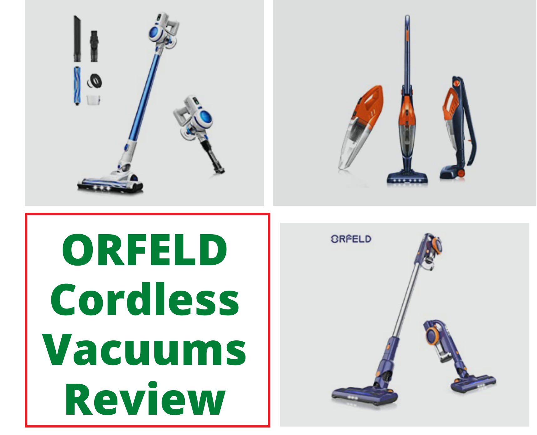 ORFELD Cordless Vacuums